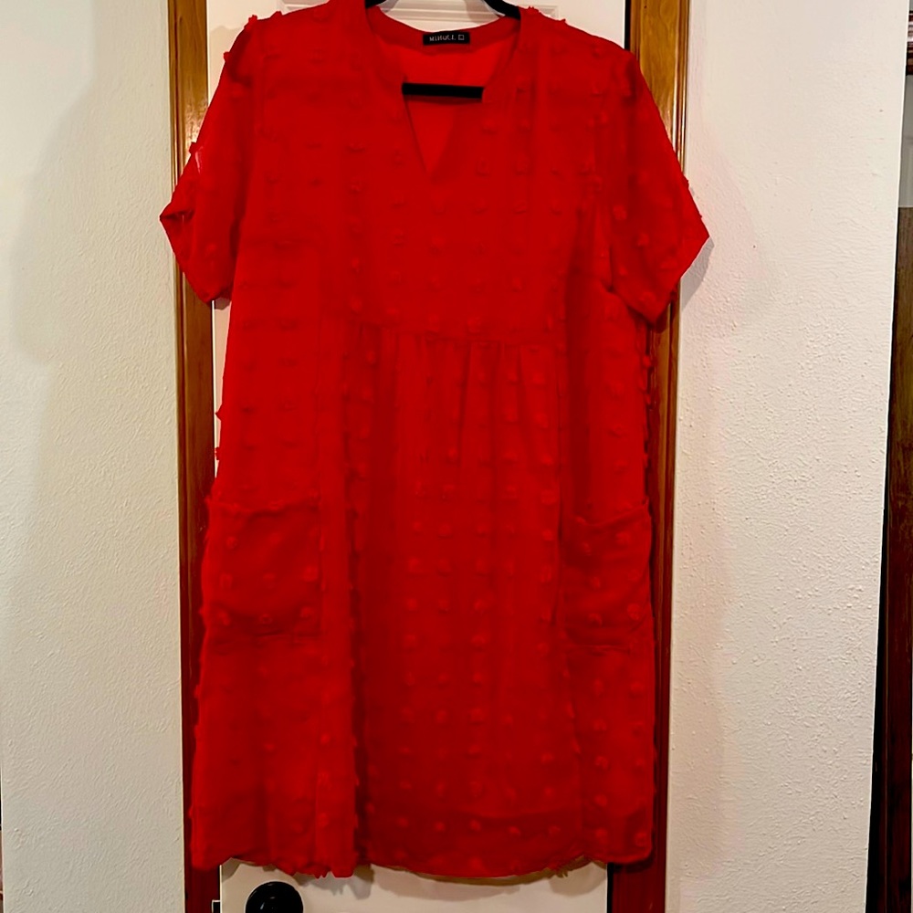 Miholl Red Dress Size L